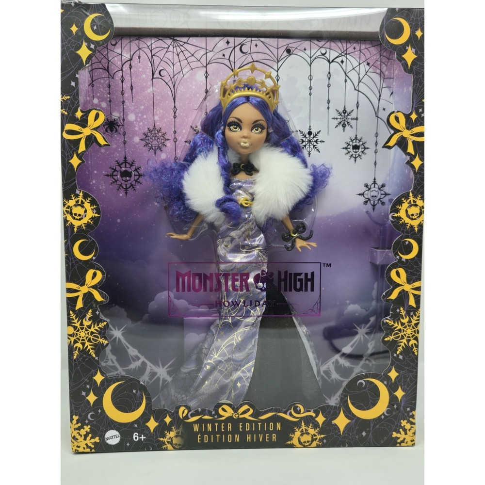 Monster High Doll Clawdeen Wolf Howliday Winter Edition New